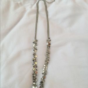Silver star necklace